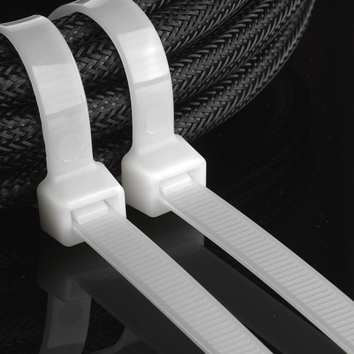 7.2x380%20mm%20Beyaz%20Plastik%20Kablo%20Bağı%20Klipsi%20Cırt%20Kelepçe%20100%20Adet